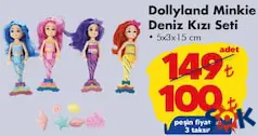 GOKİDY OYUNCAK DOLLYLAND MİNKİE DENİZ KIZI SETİ indirimli fiyat GOKİDY OYUNCAK DOLLYLAND MİNKİE DENİZ KIZI SETİ fiyat ve kampanya bilgisi